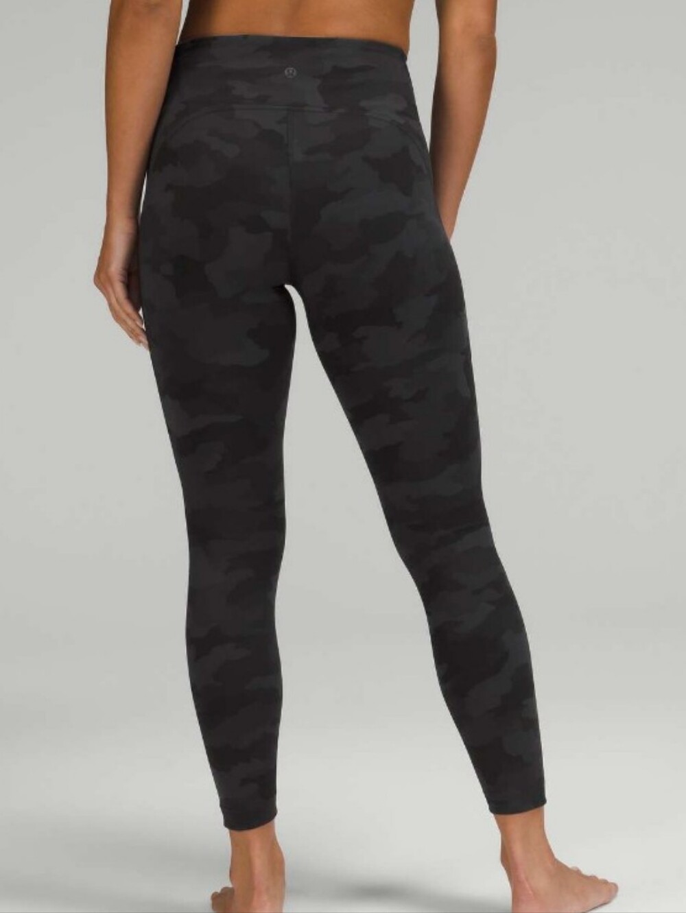 Lululemon Instill High-Rise Tight 25" Heritage 365 Camo Deep Coal Multi EUC